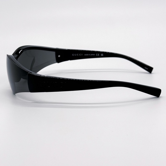 NEW GUCCI GG1651S 001 MASK HALF RIM BLACK WOMEN SUNGLASSES GUCCI - Picture 7 of 15